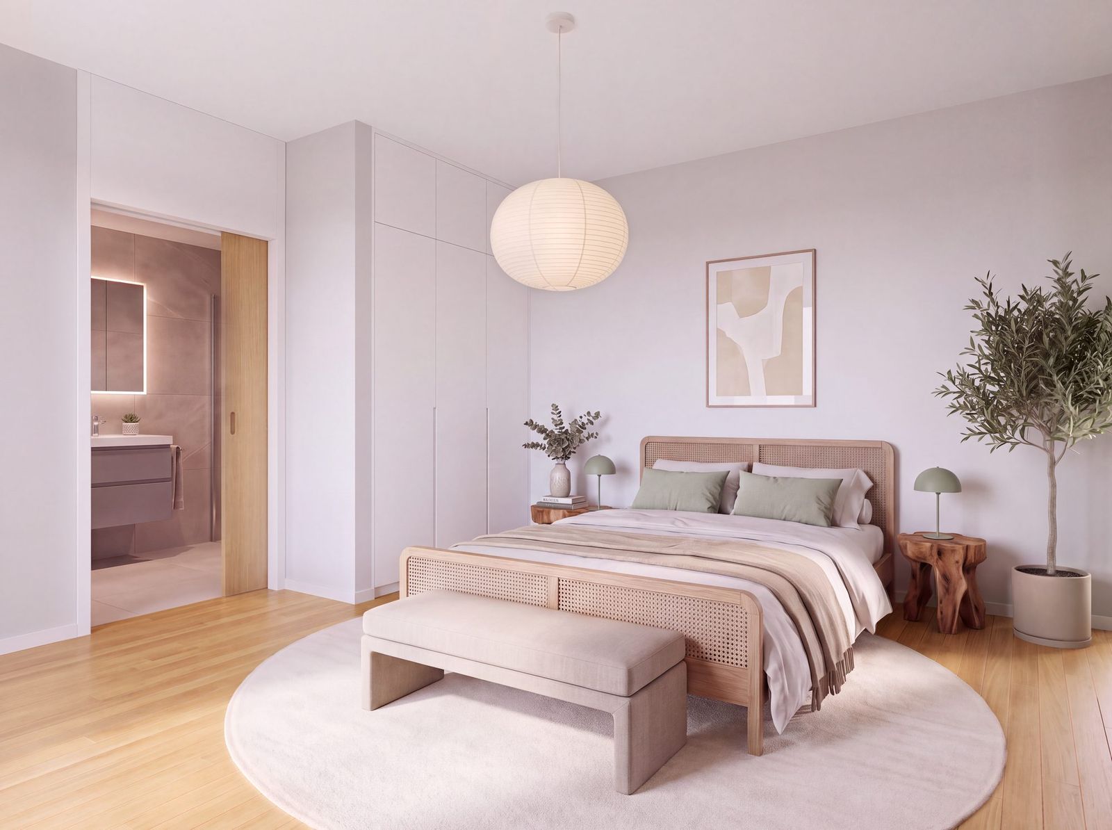 Chambre du 3 pièces, même résidence.